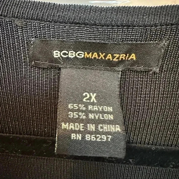 Vintage BCBGMAXAZRIA Y2K Beaded Crystal Sequin Formal Cardigan Plus Size 2X - Picture 7 of 9